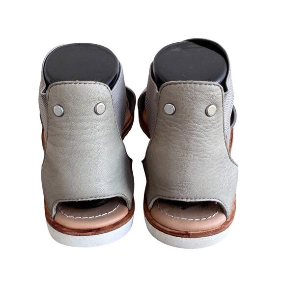 Sorel Ella Cross Strap Sandal Gray Taupe Slip-On, Women's Size 8.5 - Picture 5 of 9